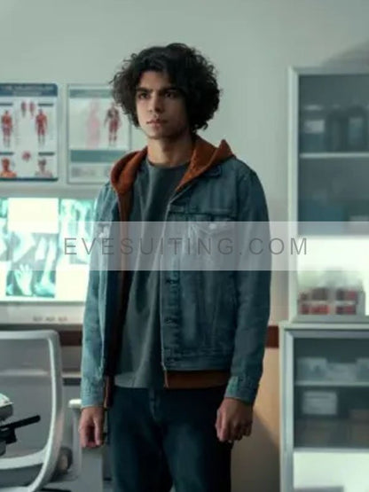 Inaki Godoy Tv Series The Imperfects 2022 Juan Ruiz Blue Denim Jacket
