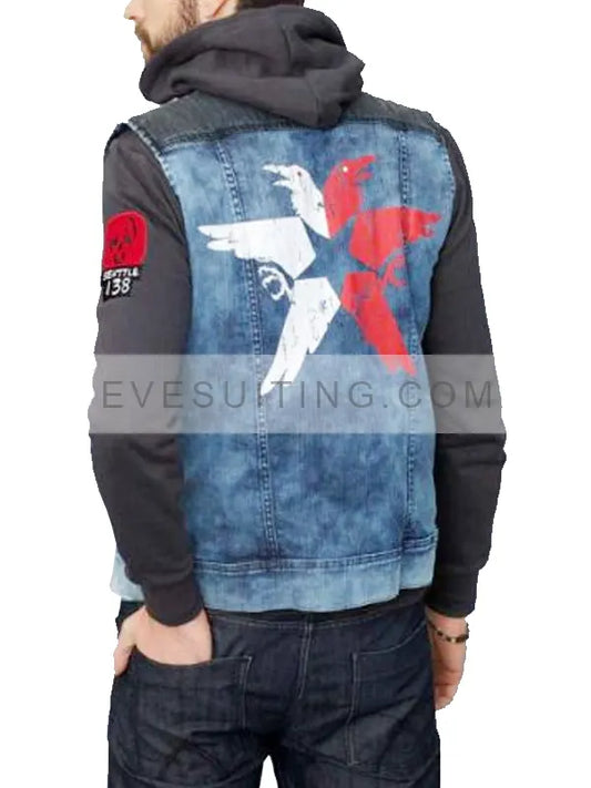Infamous Second Son Delsin Rowe Denim Vest