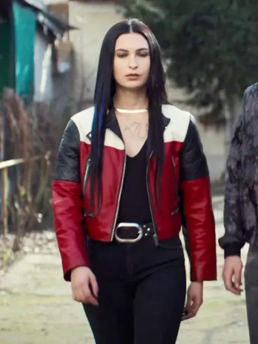 Irina Artenii Subteran 2025 Crisi Tanase Cropped Leather Jacket