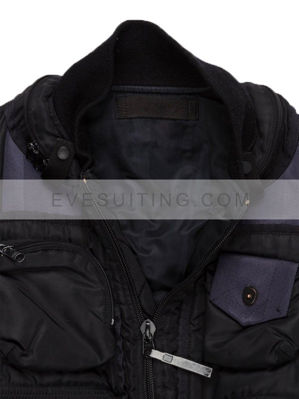 Issey Miyake Black Bomber Jacket