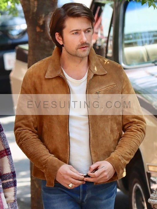 It Ends with Us 2024 Atlas Corrigan Brown Jacket