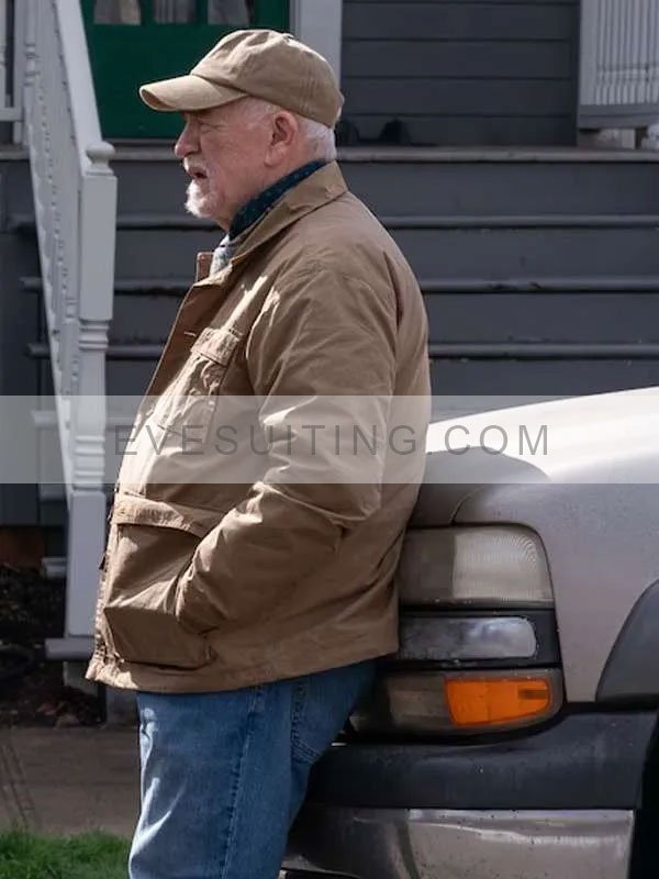 Jaan Movie Little Wing 2024 Brian Cox Brown Cotton Jacket