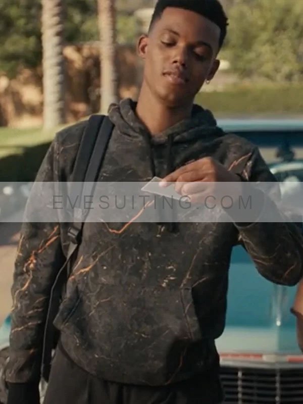 Jabari Banks Tv Series Bel-Air 2022 Will Smith Black Hoodie