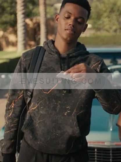 Jabari Banks Tv Series Bel-Air 2022 Will Smith Black Hoodie