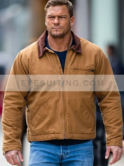 Jack Reacher Season 2 Brown Jacket