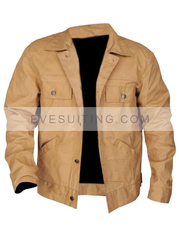 Jackson Maine Movie A Star Is Born Bradley Cotton Beige Jacket