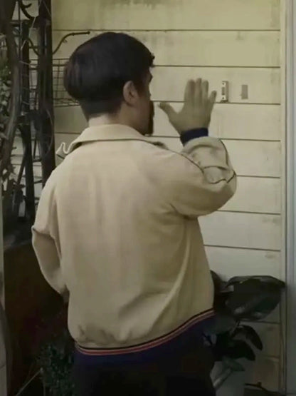 Jady Movie Brothers 2024 Peter Dinklage Beige Bomber Jacket