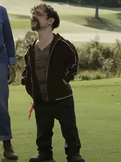 Jady Movie Brothers 2024 Peter Dinklage Brown Bomber Jacket
