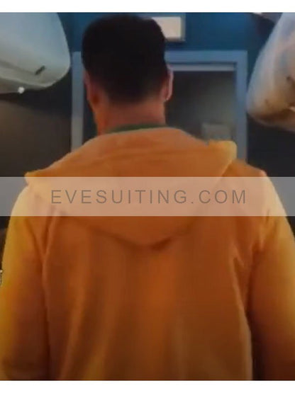 Jakob Fast X 2023 John Cena Yellow Zip-Up Hoodie