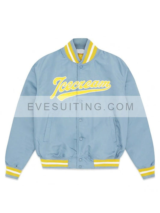 Jalen Hurts Ice Cream Baseball Bomber Jacket