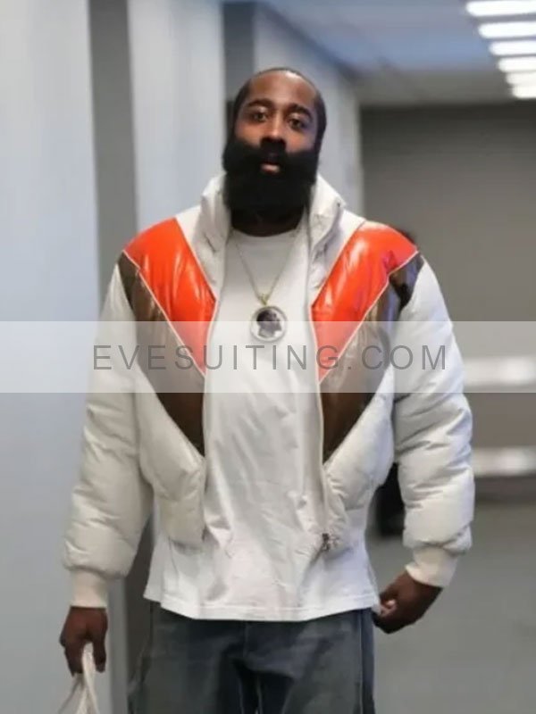 James Harden Philadelphia 76ers Puffer Jacket For Men's