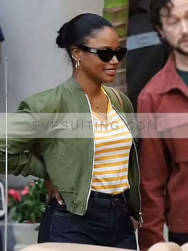 Jane Beverly Hills Cop Axel F 2024 Bomber Jacket