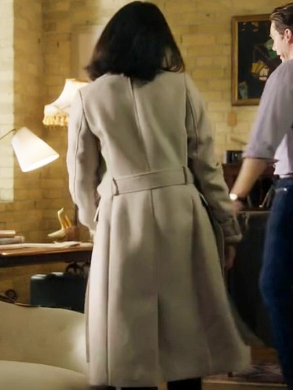 Janel Parrish White Coat