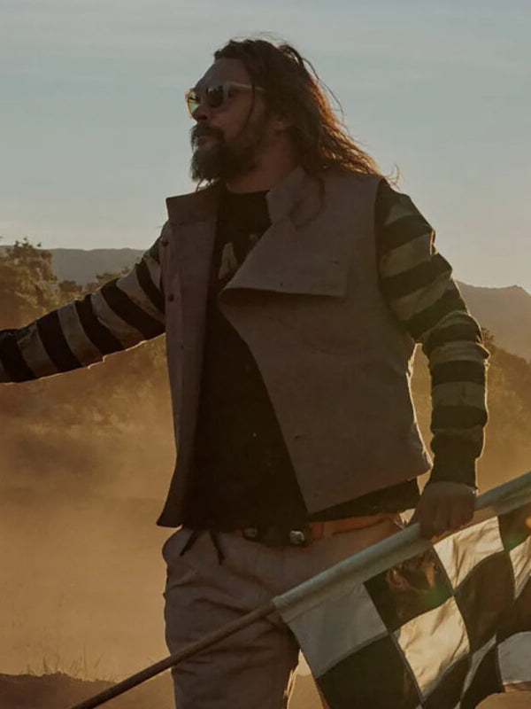 Jason Momoa Beige Vest