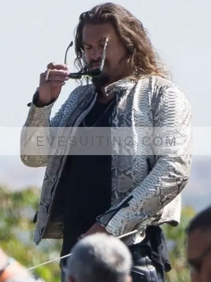 Jason Momoa Dante Fast X Snakeskin Leather Jacket