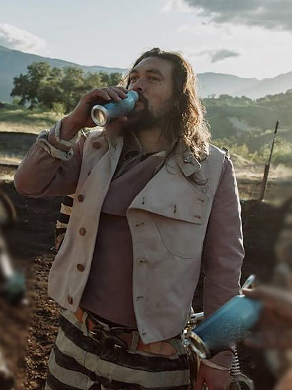 Jason Momoa On The Roam Beige Vest