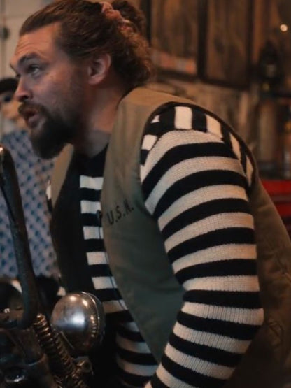 Jason Momoa USN Brown Vest