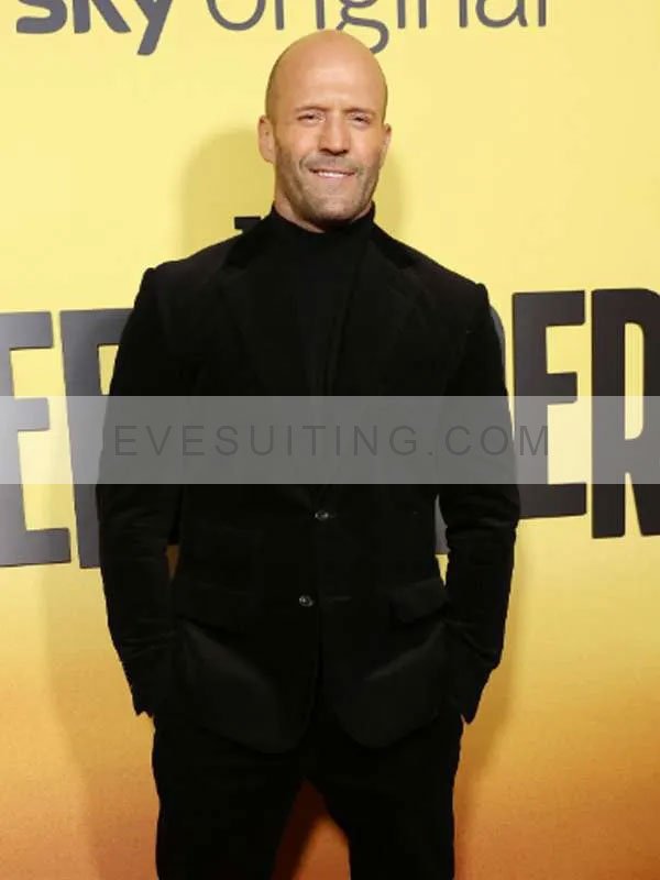 Jason Statham The Beekeeper 2024 Black Blazer
