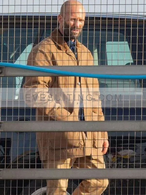 Jason Statham The Beekeeper 2024 Brown Cotton Jacket