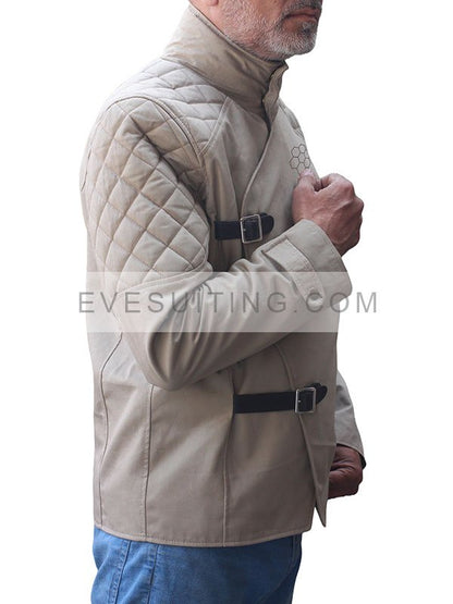 Jason Statham The Beekeeper 2024 Mr Clay Quilted Jacket