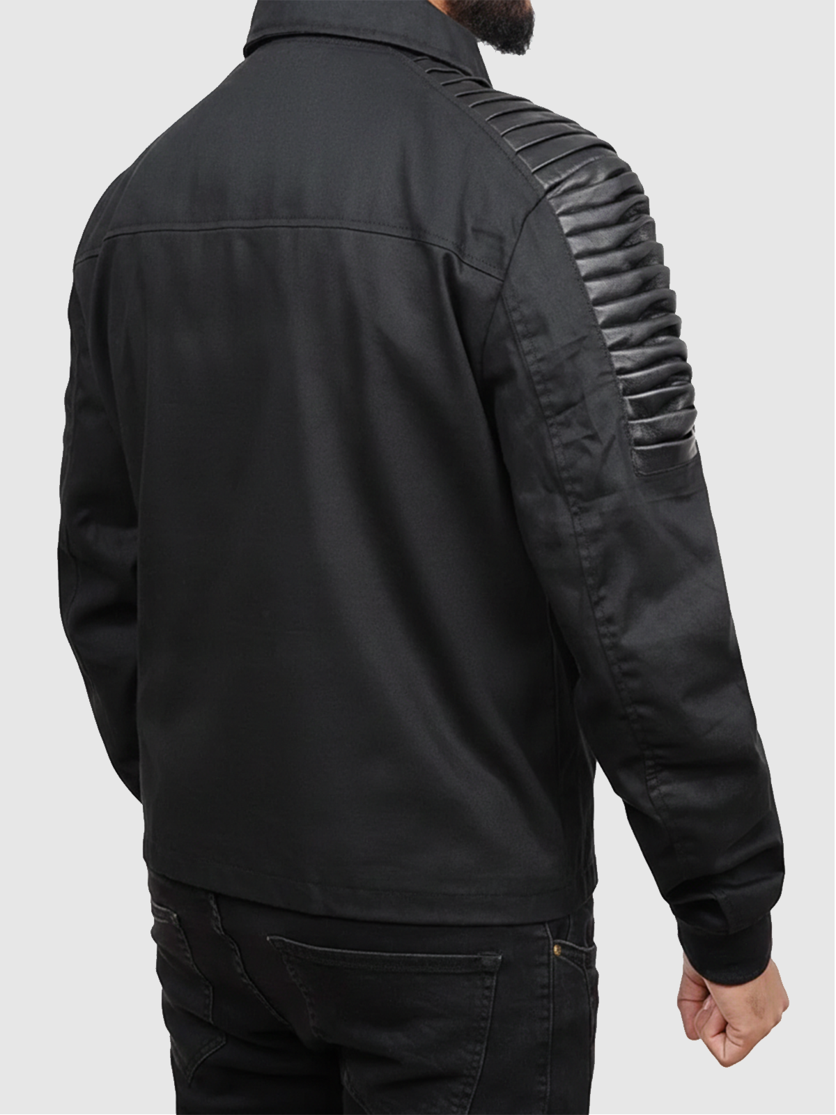 Jean-Luc Picard Black Cotton Jacket