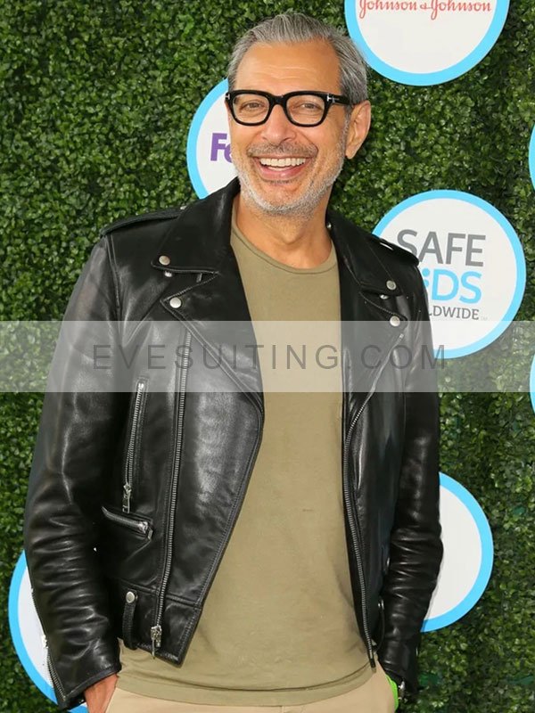Jeff Goldblum Biker Jacket