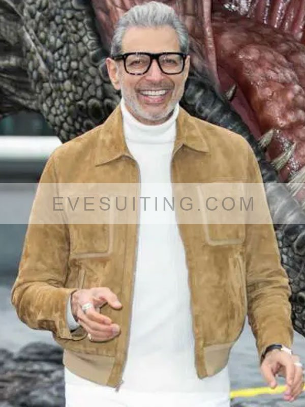 Jeff Goldblum Suede Jacket