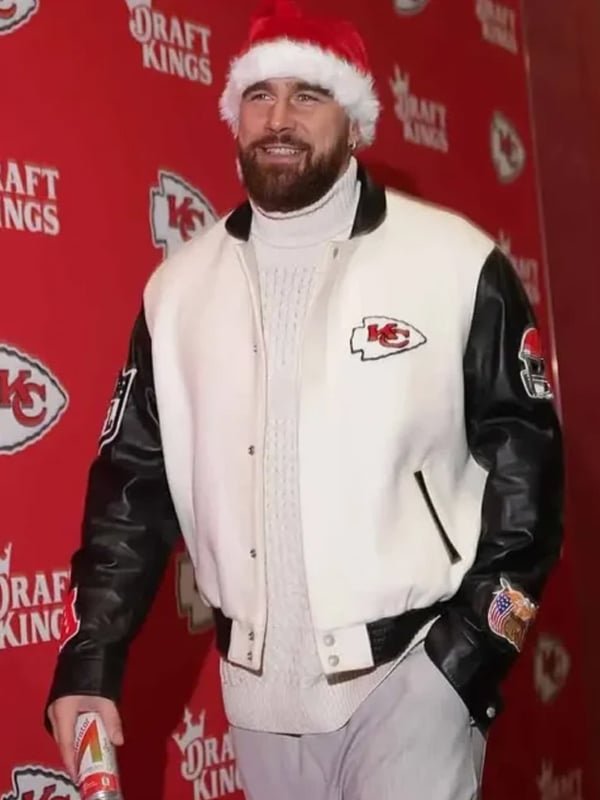 Jeff Hamilton Travis Kelce Chiefs Varsity Jacket