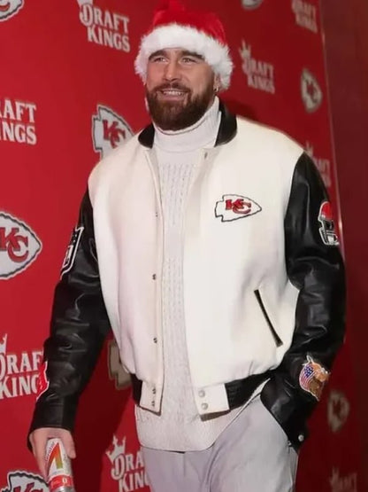 Jeff Hamilton Travis Kelce Chiefs Varsity Jacket