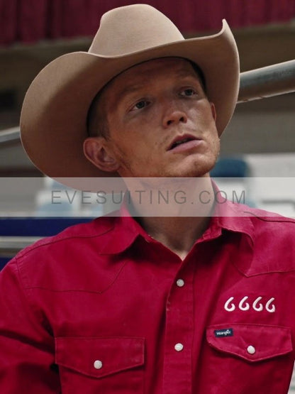 Jefferson White Yellowstone 6666 Red Shirt