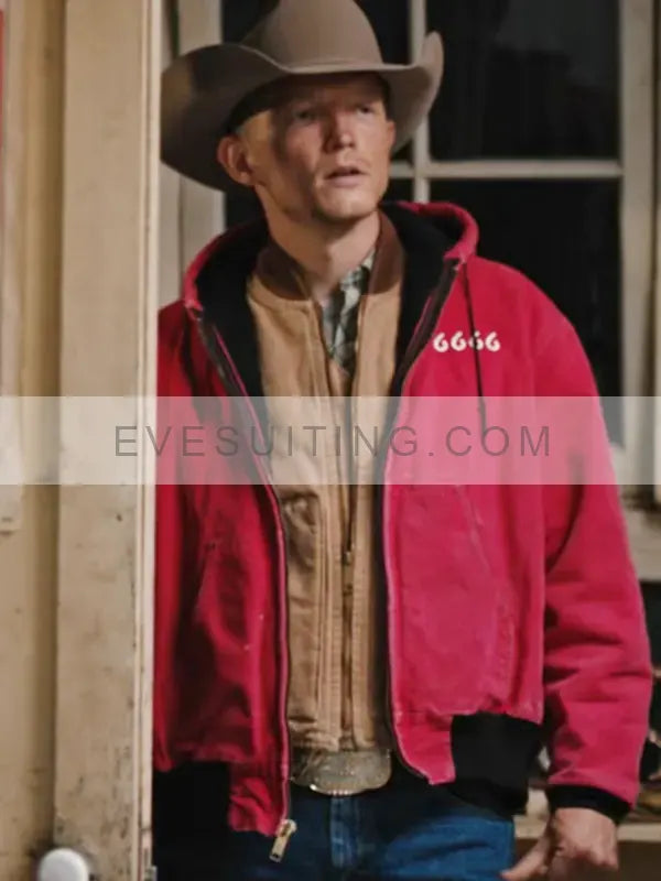 Jefferson White Yellowstone Red 6666 Jacket