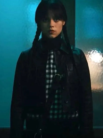 Jenna Ortega Black Jacket