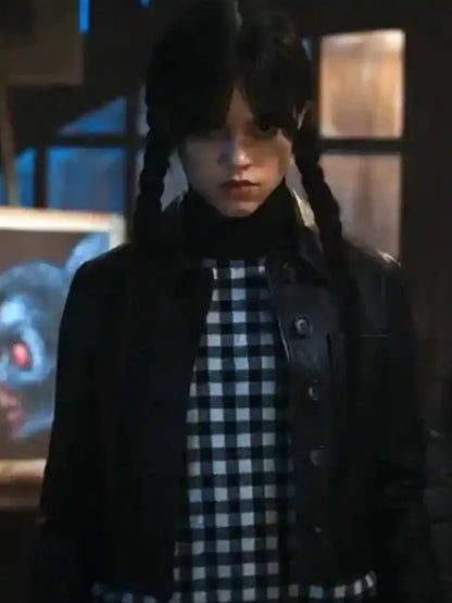 Jenna Ortega Leather Jacket