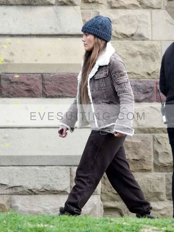 Jennifer Lopez Shearling Jacket