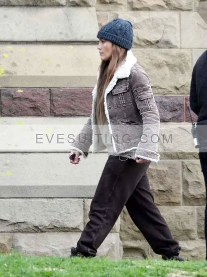Jennifer Lopez Shearling Jacket