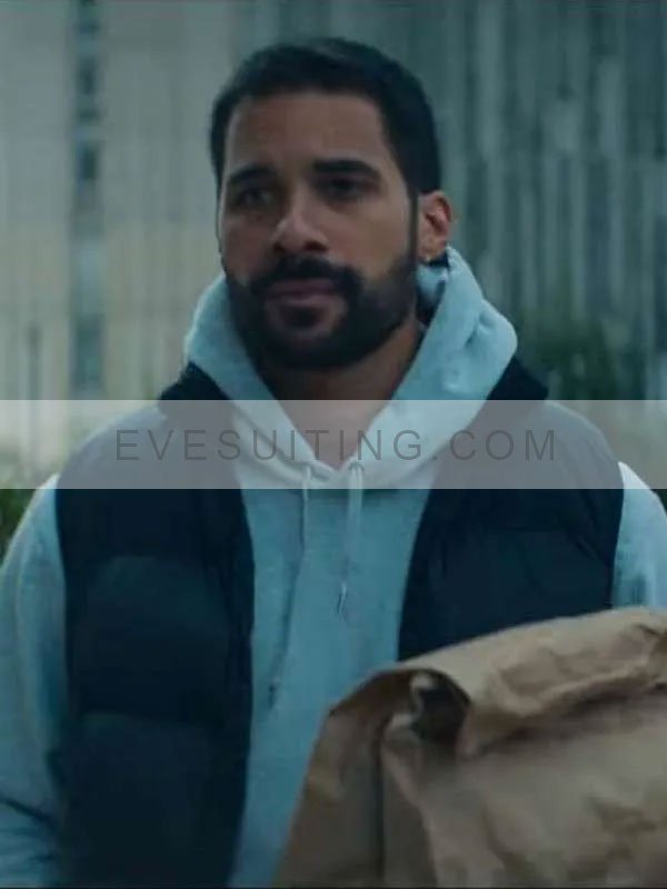 Jeremy Nadeau TV Series Furies Season 1 Elie Black Puffer Vest  