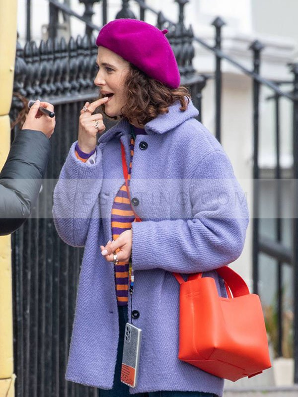 Jessica Brown Findlay The Flatshare Purple Tiffany Jacket