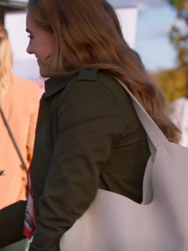 Jessica Sipos Olive Green Coat