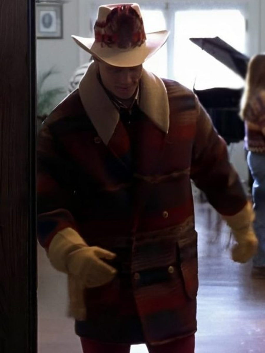 Jim Carrey Dumb and Dumber Lloyd Christmas Cowboy Jacket