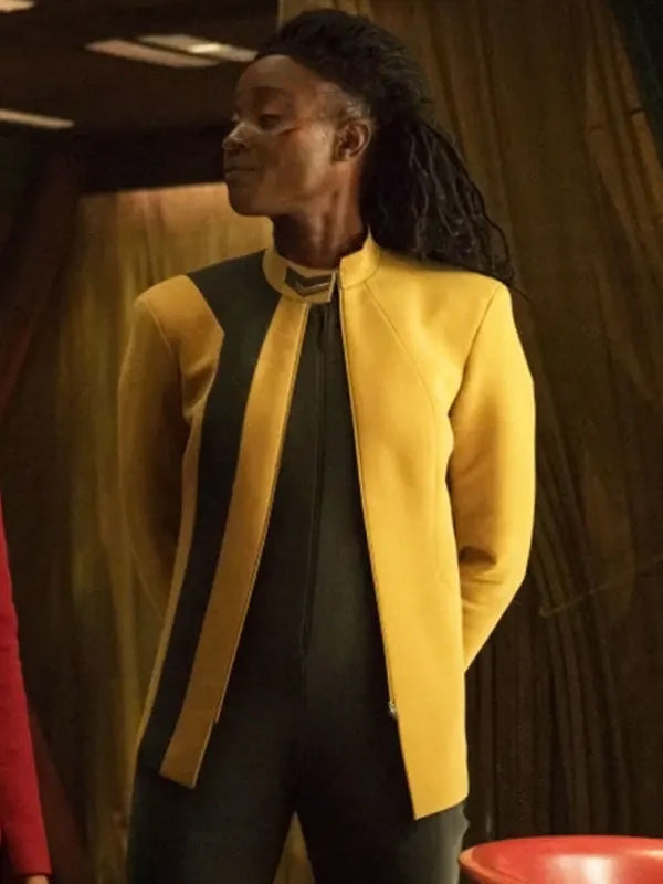 Joann Owosekun Yellow Uniform Jacket