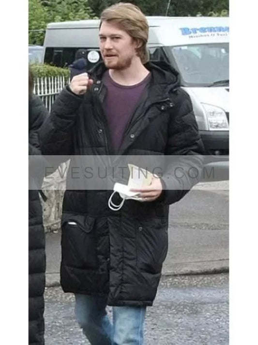 Joe Alwyn Conversations With Friends Nick Black Puffer Coat