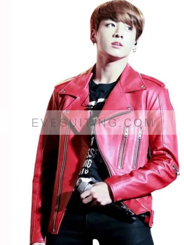 Joe Jungkook Motorcycle Leather Jacket
