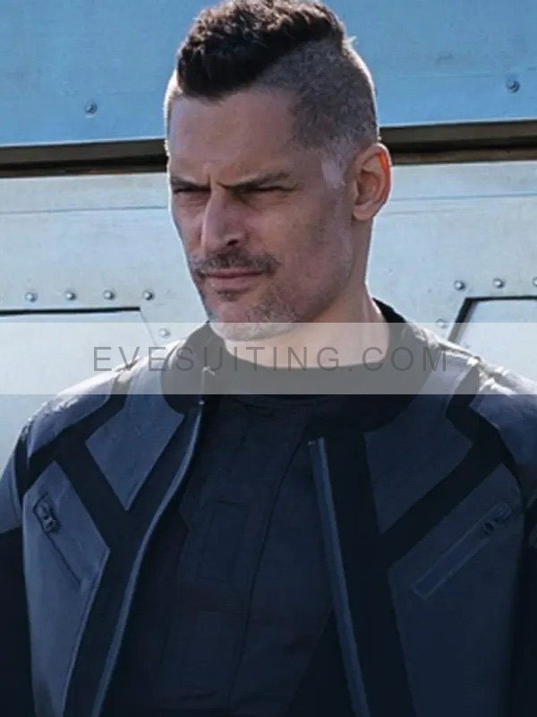 Joe Manganiello Moonhaven 2022 Tomm Schultz Black Leather Jacket