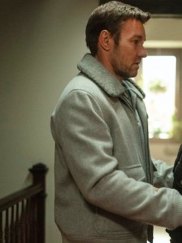 Joel Edgerton Dark Matter 2024 Jason Dessen Grey Wool Jacket