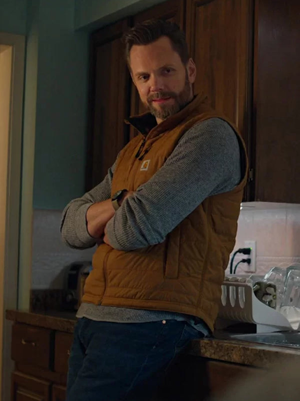 Joel McHale Animal Control 2023 Frank Shaw Brown Vest