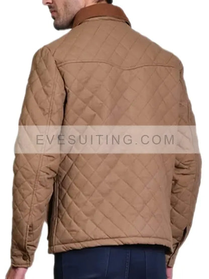 John Dutton Yellowstone S04 Kevin Costner Quilted Jacket