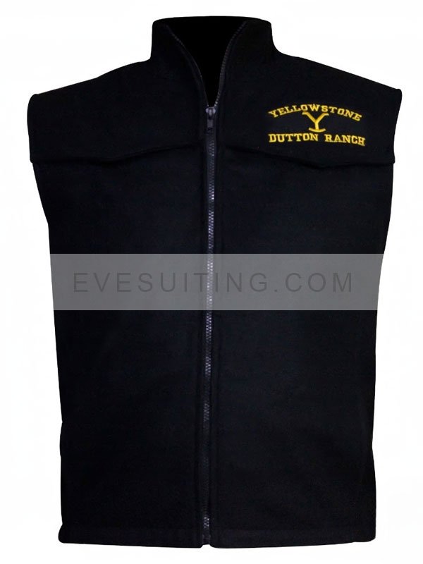 John Dutton Yellowstone Season 5 Black Vest