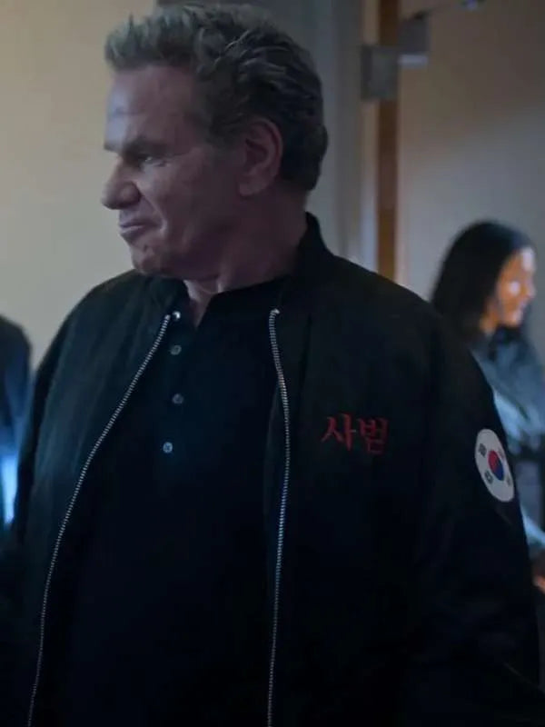 John Kreese Cobra Kai S06 Black Jacket