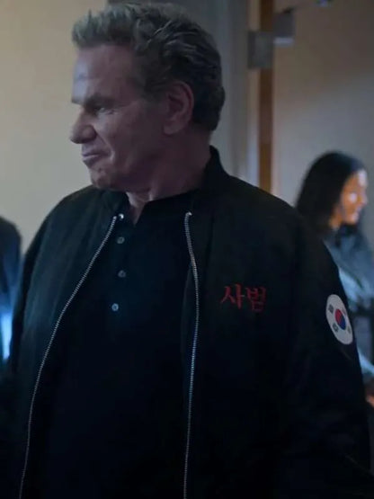 John Kreese Cobra Kai S06 Black Jacket