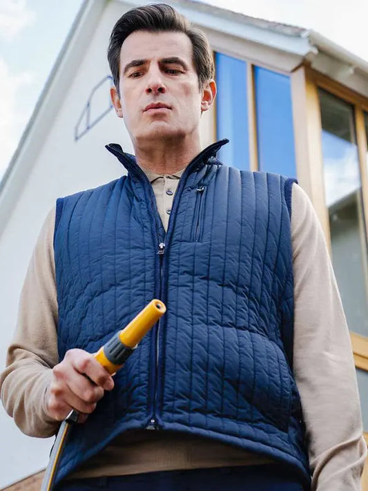 John Paul Bad Sisters Season 1 Blue Vest